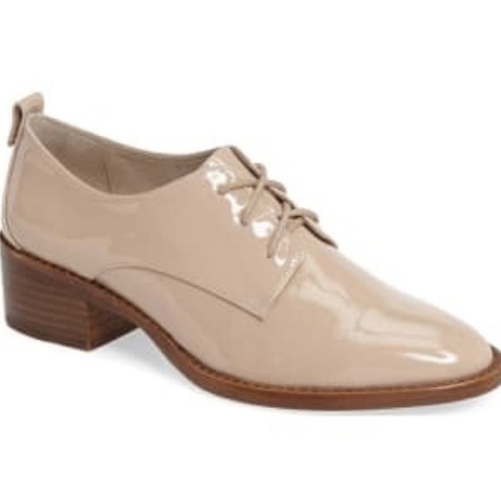 Louis Et Cie Oxford Loafer Shoes Patent Leather Pink 9